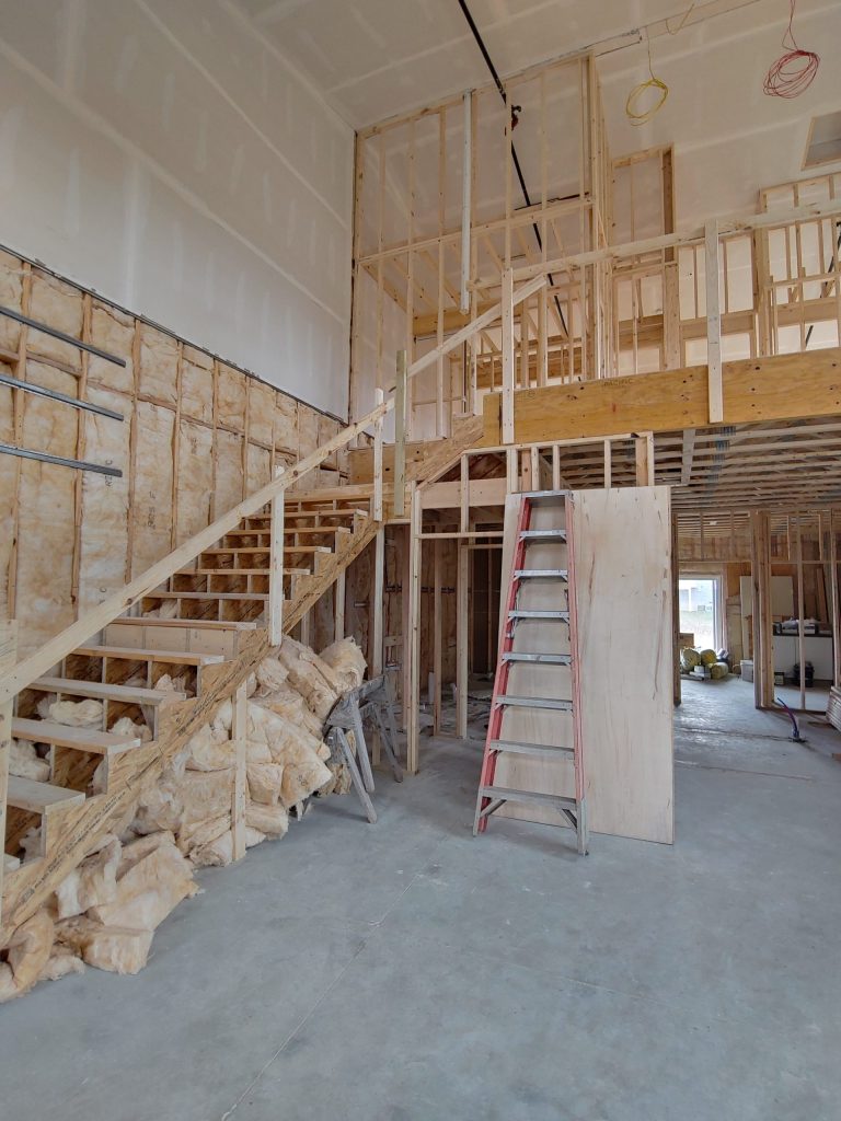 Indoor Loft Construction Progress