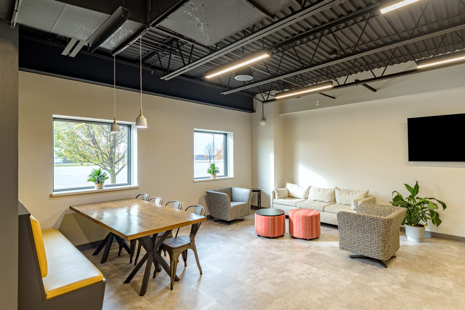 Crossroads Community Church designed by Distinctive Design Studio featuring contemporary church architecture and custom interiors