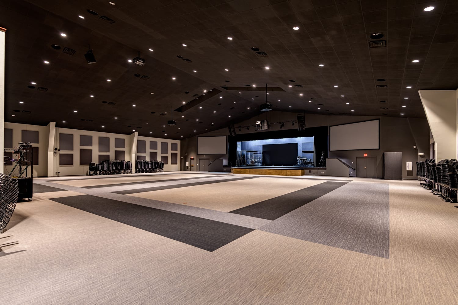 Crossroads Community Church designed by Distinctive Design Studio featuring contemporary church architecture and custom interiors