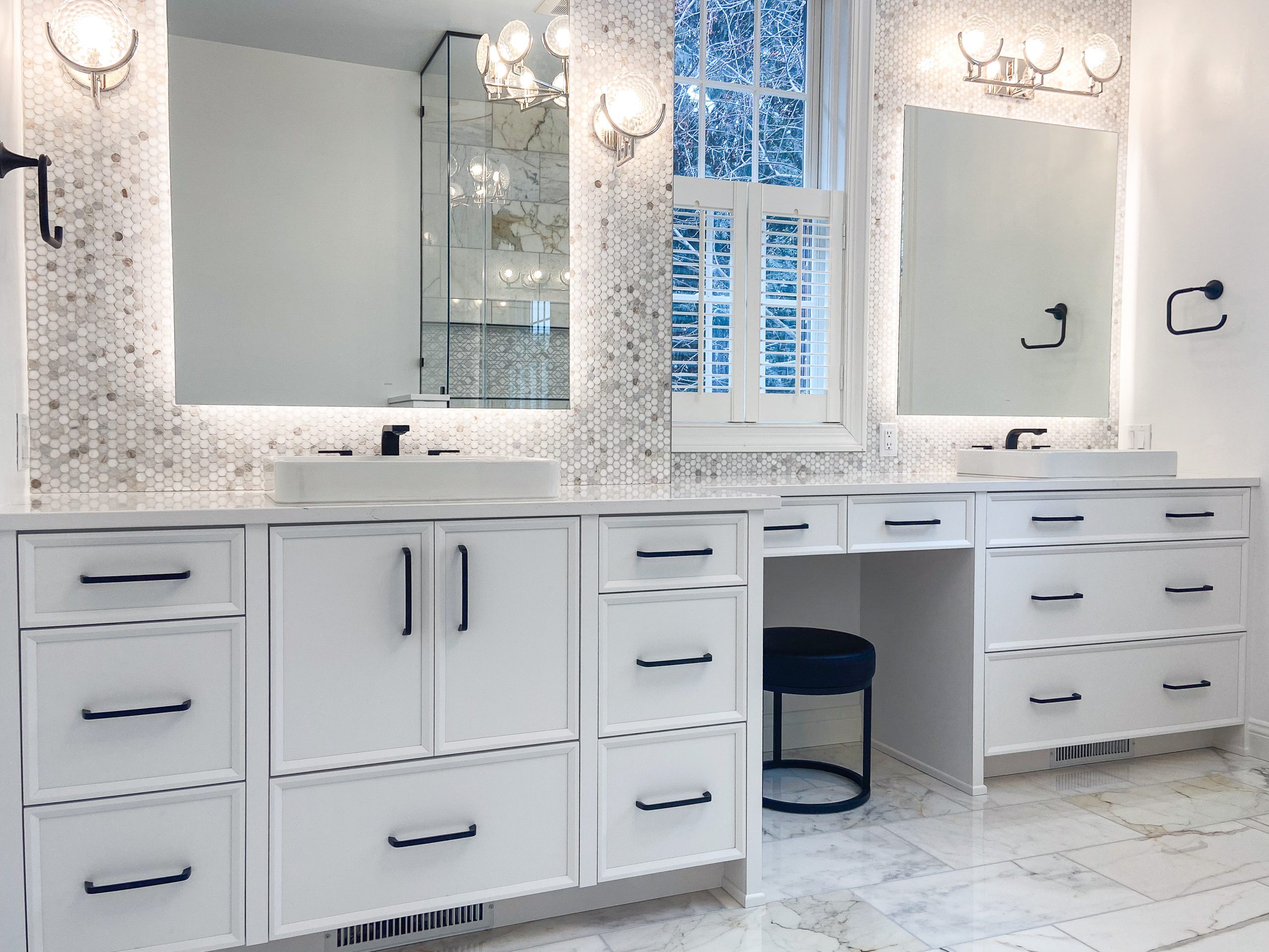 Kohler Bathroom Renovation - Custom Cabinetry Kohler Bathroom Renovation - Custom Cabinetry - Kitchen & Bath Remodeling Kohler Wisconsin