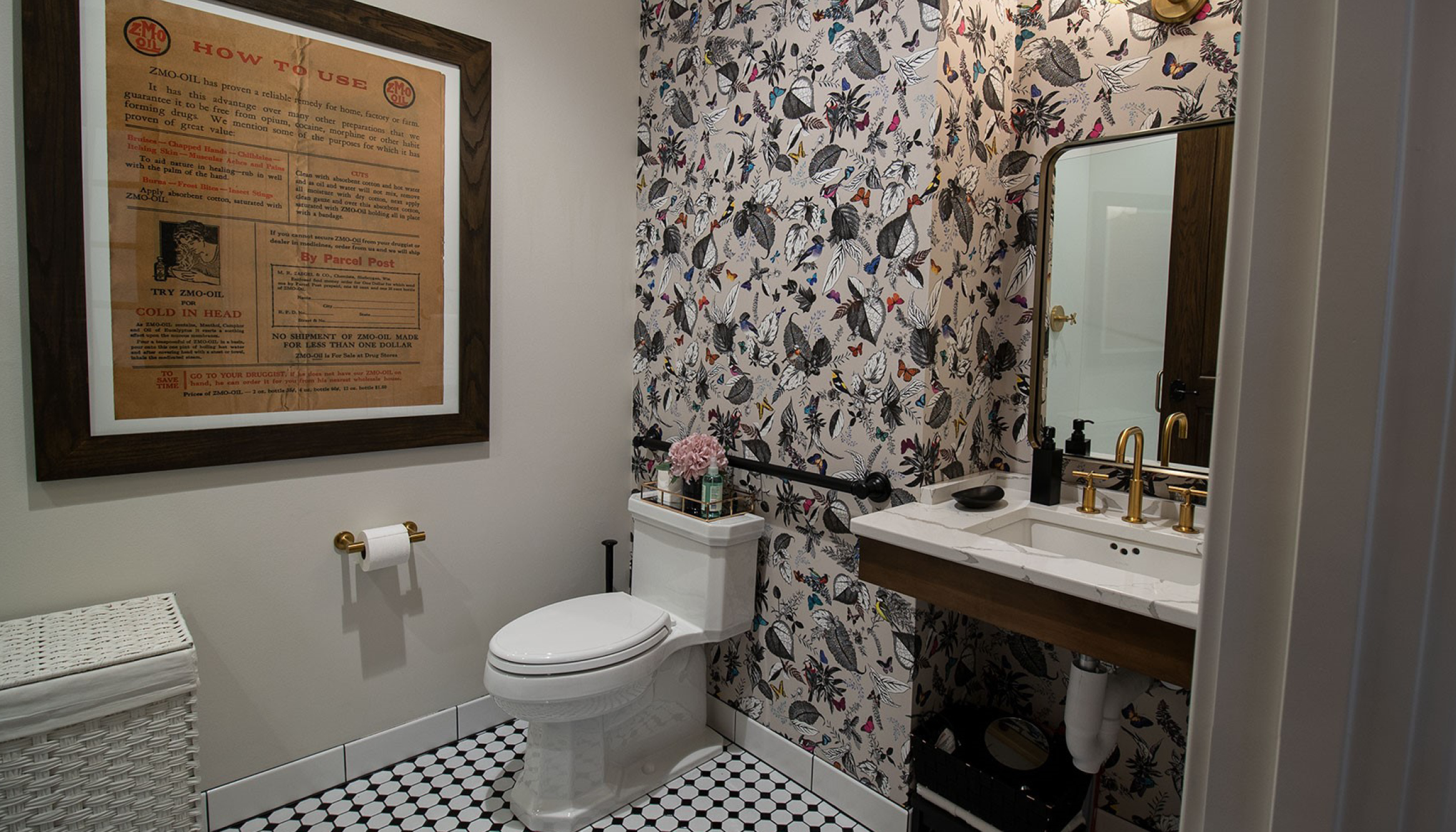 Bathroom Design for Boutique Hotel in Sheboygan, Wisconsin featuring modern vintage design by Architecture and Interior Design Firm