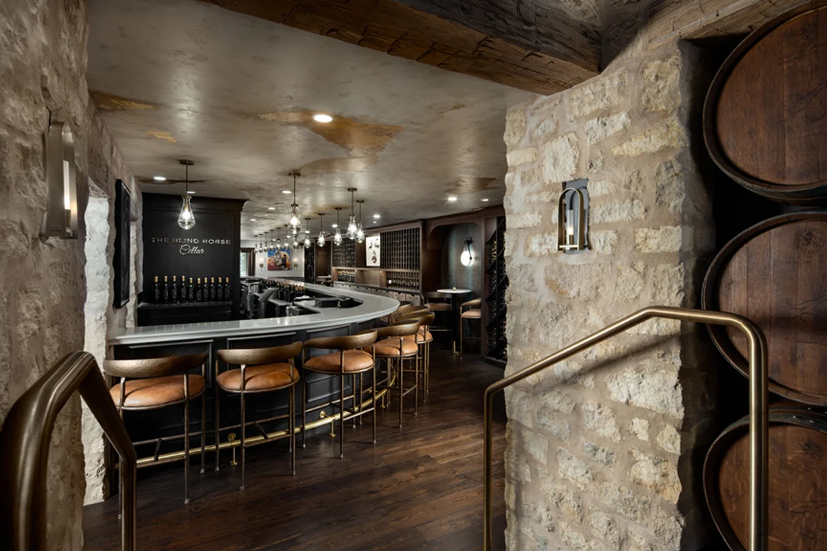 blindhorse-2 The Blind Horse Cellar — Cedarburg, Wisconsin — Architecture & Interior Design — Winery & Restaurant Design