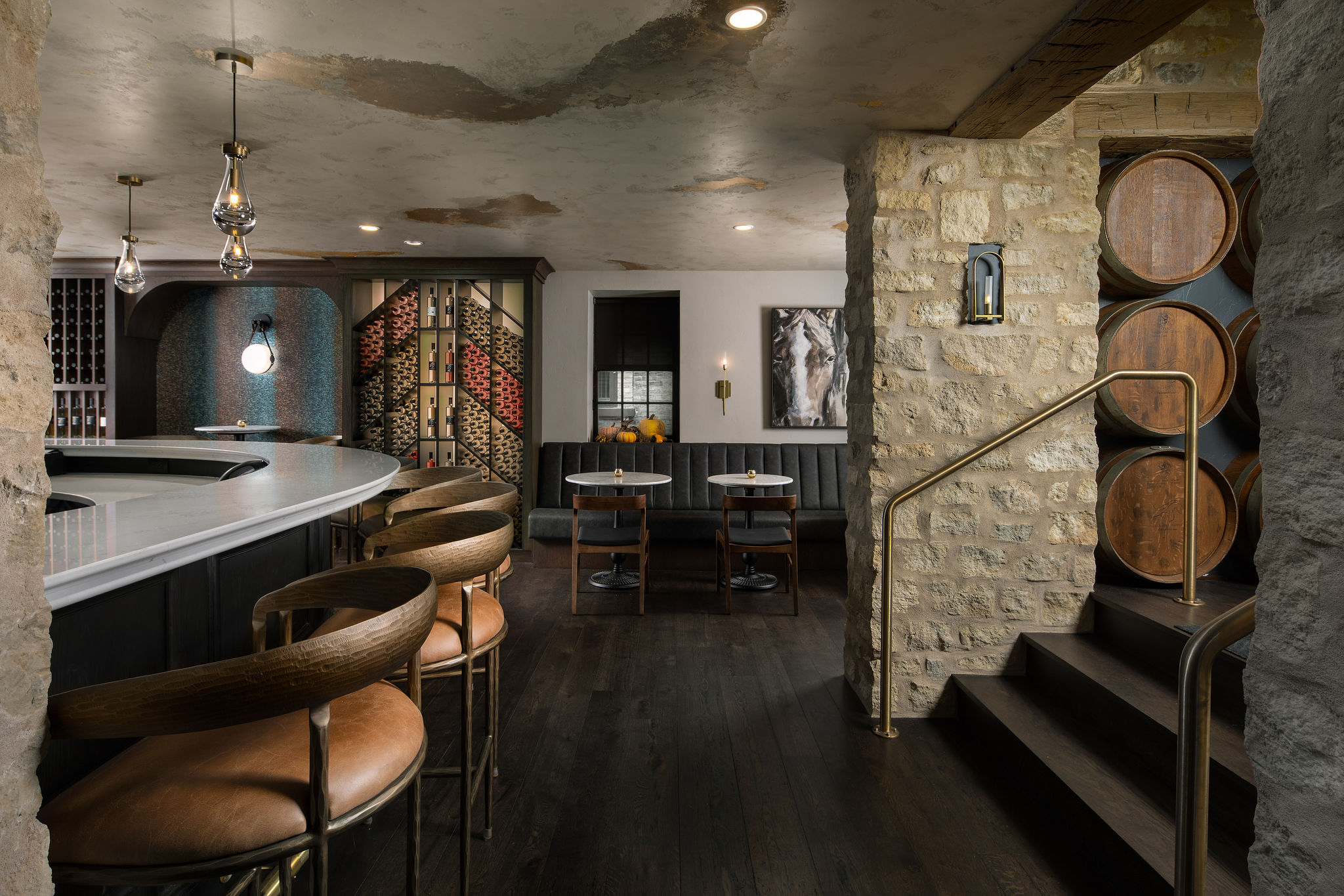 The Blind Horse Cellar - Winery Design in Cedarburg, Wisconsin - Commercial Architecture & Interior Design