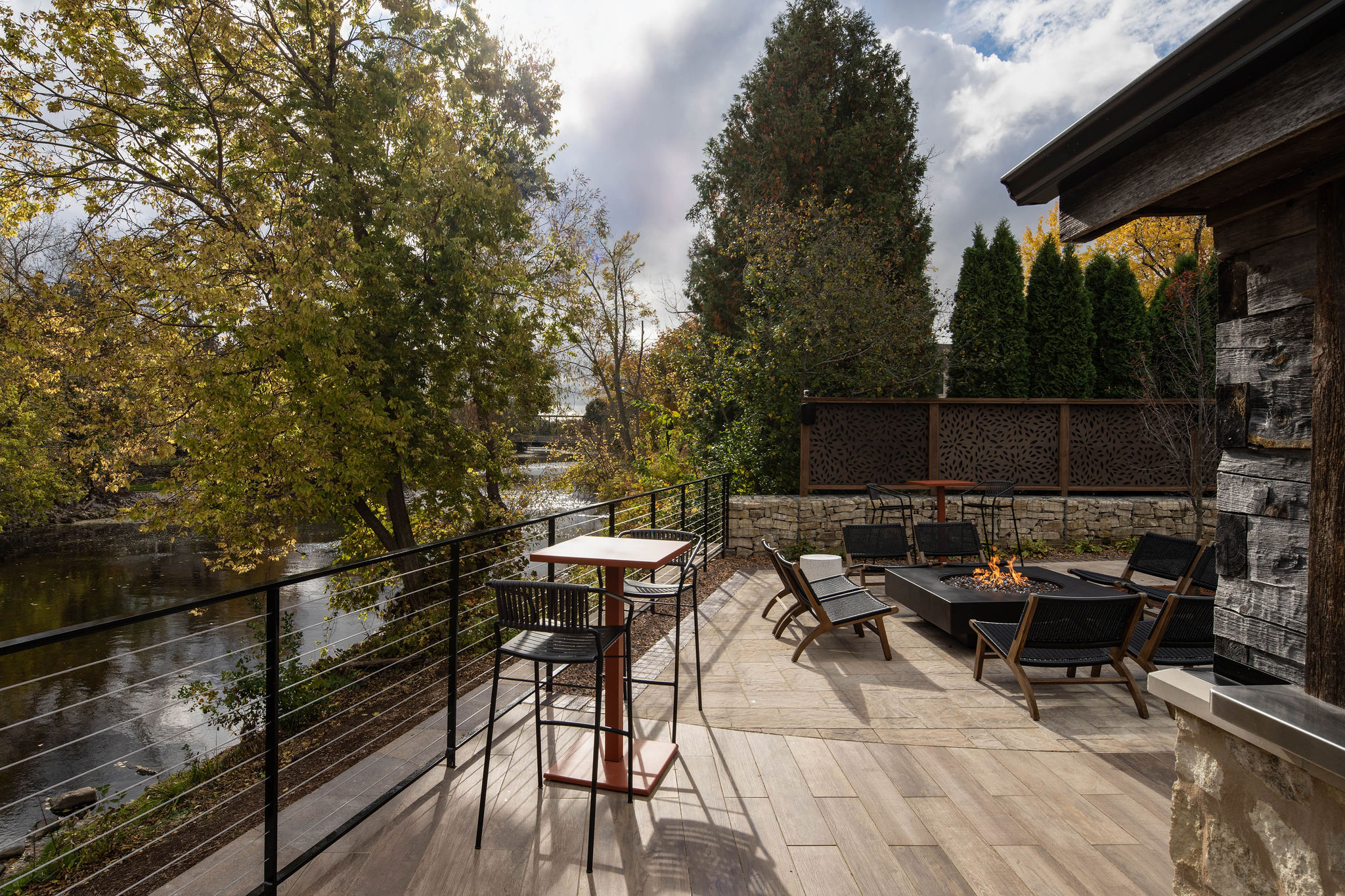 Exterior Patio Renovation - Restaurant & Winery Architecture & Interior Design in Cedarburg, WI