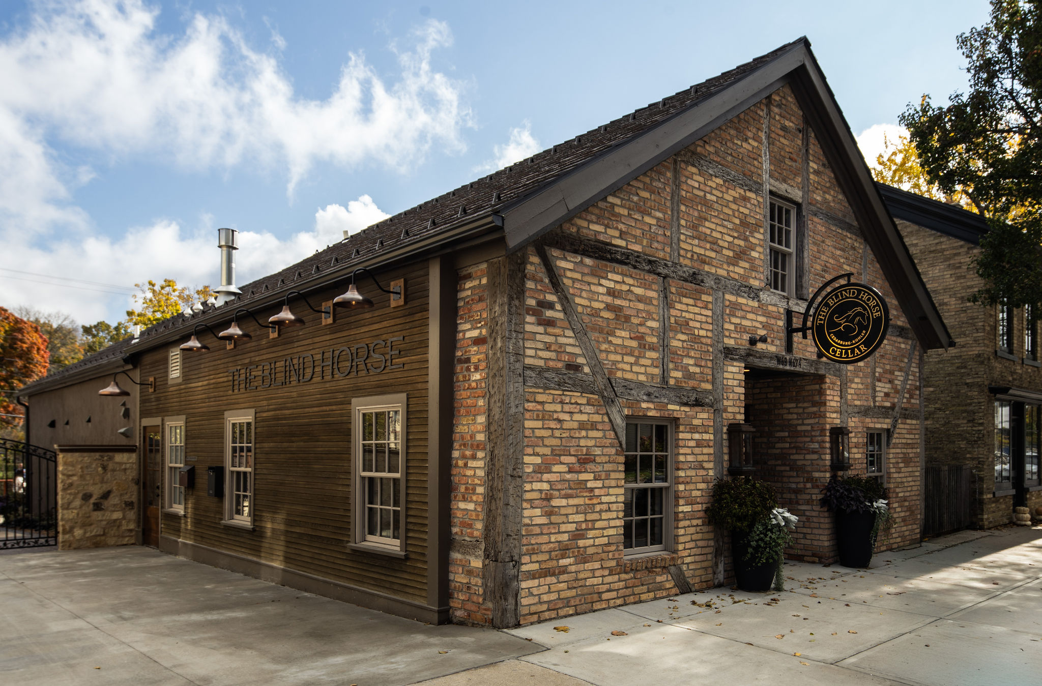 Exterior Architecture of Restaurant & Winery in Cedarburg, WI